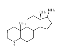 17beta-Amino-4-aza-5alpha-androstane structure