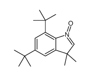 5,7-ditert-butyl-3,3-dimethyl-1-oxidoindol-1-ium Structure
