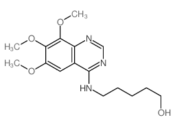 1-Pentanol,5-[(6,7,8-trimethoxy-4-quinazolinyl)amino]- picture