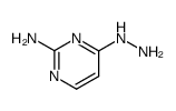 Pyrimidine, 2-amino-4-hydrazino- (8CI) structure