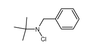 N-t-Butyl-N-benzyl-N-chloroamin结构式