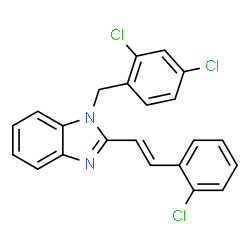 2-(2-CHLOROSTYRYL)-1-(2,4-DICHLOROBENZYL)-1H-1,3-BENZIMIDAZOLE picture