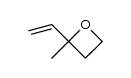 2-methyl-2-vinyl-oxetane Structure
