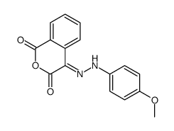 1H-2-BENZOPYRAN-1,3,4-TRIONE 4-[N-(4-METHOXYPHENYL)HYDRAZONE]结构式