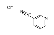 pyridine-3-diazonium,chloride结构式