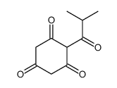 2-(2-methylpropanoyl)cyclohexane-1,3,5-trione Structure