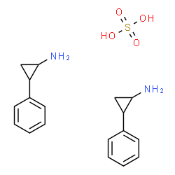 bis(2-phenylcyclopropylammonium) sulphate Structure