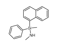 N,1-dimethyl-1-(naphthalen-1-yl)-1-phenylsilanamine Structure