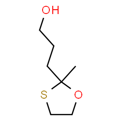 2-Methyl-1,3-oxathiolane-2-(1-propanol)结构式