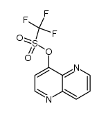 1,5-naphthyridin-4-yl trifluoromethanesulfonate结构式