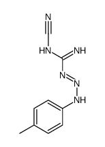 (1E)-2-cyano-1-[(4-methylphenyl)hydrazinylidene]guanidine Structure