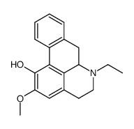 N-Ethyl-1-hydroxy-2-methoxy-noraporphin结构式