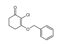2-chloro-3-phenylmethoxycyclohex-2-en-1-one Structure