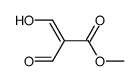 2-PROPENOIC ACID, 2-FORMYL-3-HYDROXY-, METHYL ESTER Structure