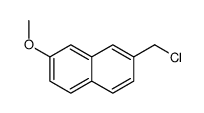 2-(chloromethyl)-7-methoxynaphthalene结构式