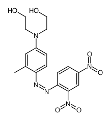 2,2'-[[4-[(2,4-dinitrophenyl)azo]-3-methylphenyl]imino]bisethanol structure