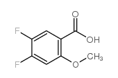 4,5-difluoro-2-methoxybenzoic acid Structure