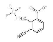 tetrafluoro-l4-borane, 2-methyl-3-nitrobenzenediazonium salt Structure