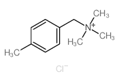 Trimethyl(p-methylbenzyl)ammonium chloride structure