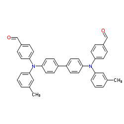 4,4'-{4,4'-Biphenyldiylbis[(3-methylphenyl)imino]}dibenzaldehyde Structure
