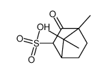 4,7,7-trimethyl-3-oxobicyclo[2.2.1]heptane-2-sulphonic acid结构式