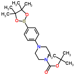 4-(4-Boc-piperazino)phenylboronic Acid Pinacol Ester structure