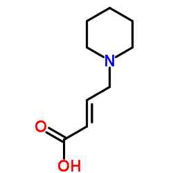 (E)-4-(1-piperidyl)but-2-enoic acid结构式