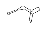 1-Azabicyclo[3.2.2]nonan-3-one结构式
