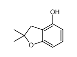 2,2-DIMETHYL-2,3-DIHYDROBENZOFURAN-4-OL结构式