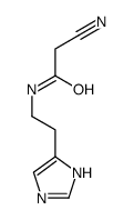 Acetamide,2-cyano-N-[2-(1H-imidazol-4-yl)ethyl]- (9CI) structure