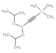 2-(TRIMETHYLSILYL)ACETYLENE-1-BORONIC ACID DIISOPROPYL ESTER结构式