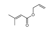 prop-2-enyl 3-methylbut-2-enoate Structure