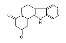 6,7,12,12b-tetrahydro-1H-indolo[2,3-a]quinolizine-2,4-dione结构式