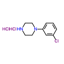 1-(3-氯苯基)哌嗪盐酸盐结构式