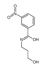 N-(3-hydroxypropyl)-3-nitrobenzamide结构式