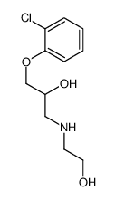 1-(2-chlorophenoxy)-3-(2-hydroxyethylamino)propan-2-ol Structure