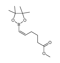 methyl (E)-6-(4,4,5,5-tetramethyl-1,3,2-dioxaborolan-2-yl)hex-5-enoate Structure