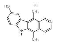 9-Hydroxyellipticine hydrochloride结构式