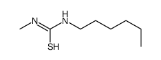 1-hexyl-3-methylthiourea结构式