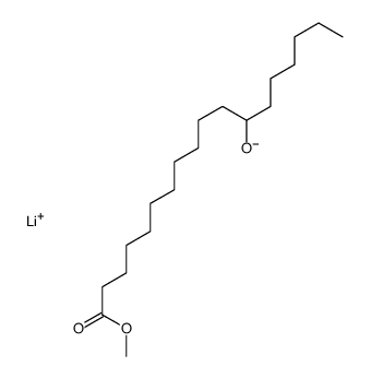 lithium methyl 12-oxidooctadecanoate结构式