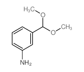 3-(二甲氧基甲基)苯胺结构式