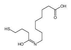 8-(4-sulfanylbutanoylamino)octanoic acid Structure