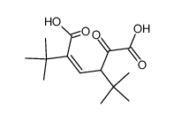 2,4-di-tert-butyl-5-oxo-hex-2ξ-enedioic acid Structure