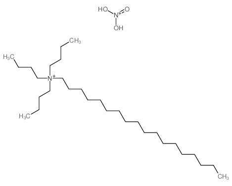 dihydroxy-oxo-azanium; tributyl-octadecyl-azanium结构式