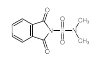 N,N-dimethyl-1,3-dioxo-isoindole-2-sulfonamide结构式