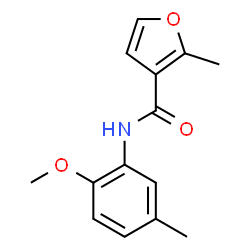 3-Furancarboxamide,N-(2-methoxy-5-methylphenyl)-2-methyl-(9CI) Structure