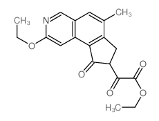 ethyl 2-(2-ethoxy-6-methyl-9-oxo-7,8-dihydrocyclopenta[f]isoquinolin-8-yl)-2-oxoacetate Structure