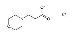 Morpholine-4-propionic acid potassium salt Structure