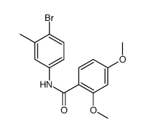 N-(4-bromo-3-methylphenyl)-2,4-dimethoxybenzamide Structure