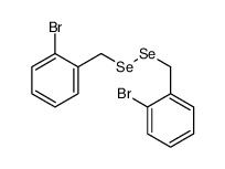 1-bromo-2-[[(2-bromophenyl)methyldiselanyl]methyl]benzene Structure